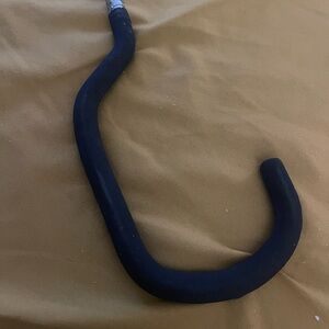 Black Vinyl Coated Metal Screw Hook Wall Mounted Traditional Easy Installation